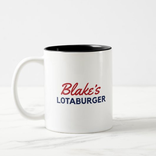 Blake's Lotaburger Tweekleurige Koffiemok (Links)
