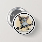 Blakewood Cage Sign 1 Ronde Button 5,7 Cm (Voorkant /achterkant)