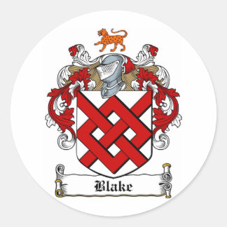 BLAKFAMILIEST - MERK VAN WAPENS RONDE STICKER