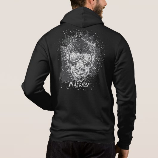 Blakgraz Chaotic Skull Hoodie (Achterkant)
