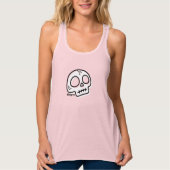 Blakgraz Cute Skull-Tanktop Tanktop (Voorkant)