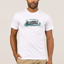 Blakgraz Green & White Paint Brush T-Shirt