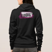 Blakgraz Paars & White Painted Brush T-Shirt (Achterkant)