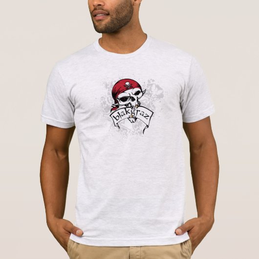 Blakgraz Pirate Skull T-Shirt (Voorkant)