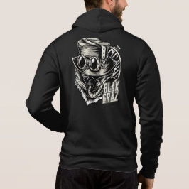 Blakgraz Steampunk Pet en Goggles Hoodie