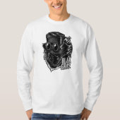 Blakgraz Steampunk Pet en Goggles T-shirt (Voorkant)