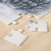 Blakiston's Visuil in Winterbos – Legpuzzel (Zijkant)