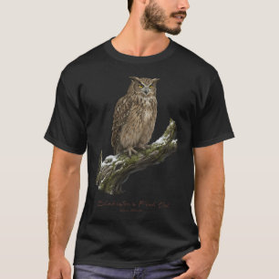 Blakistons Visuil op Besneeuwde Boom T-shirt