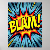 BLAM! Pop Art Comic Poster (Voorkant)