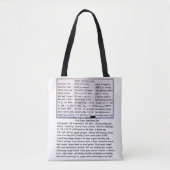 Blame anesthesie tote bag (Voorkant)