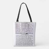 Blame anesthesie tote bag (Achterkant)
