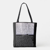 Blame anesthesie tote bag (Achterkant)