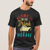 Blame it on The Cruise Package Cruise Cruising Mat T-shirt (Voorkant)