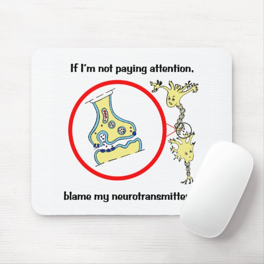 Blame Neurotransmitters Mousepad Muismat (Met muis)