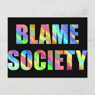 Blame Society Briefkaart