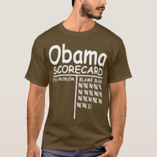 Blame Struik - Obama Scorecard T-shirt