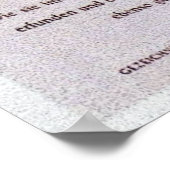 Blamenuhr Flower Clock 2 Art Poster (Hoek)