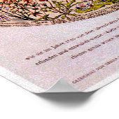 Blamenuhr Flower Clock  Art Poster (Hoek)