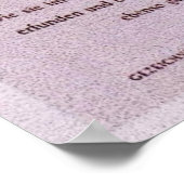 Blamenuhr Flower Clock  Art Poster (Hoek)