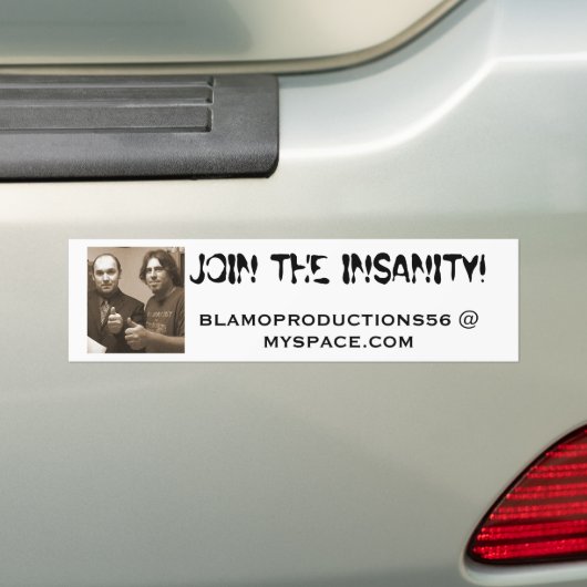 BLAMO PRODUCTION BUMPERSTICKER (Op auto)