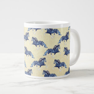 Blámóða 2 Blauwe IJslandse Paard Grote Koffiekop