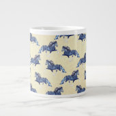 Blámóða 2 Blue IJslandse paarden Grote Koffiekop (Voorkant)