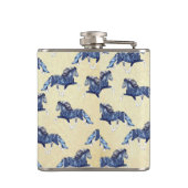 Blámóða 2 IJslandse paarden Heupfles (Achterkant)