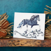 Blámóða Blue IJslands paard Fotoplaat (Zijkant)