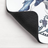 Blámóða Delft Blue IJslands paard Muismat (Hoek)