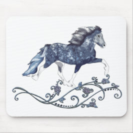 Blámóða Delft Blue IJslands paard Muismat