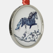 Blámóða Metalen Ornament (Rechts)