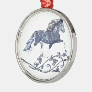 Blámóða Metalen Ornament