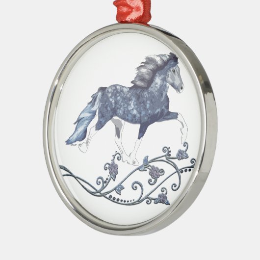 Blámóða Metalen Ornament (Links)