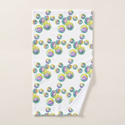 Blanbelen Iridescent Rainbow Bubble Wand Bad Handdoek (Handdoek)