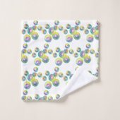 Blanbelen Iridescent Rainbow Bubble Wand Bad Handdoek (Wasdoekje)