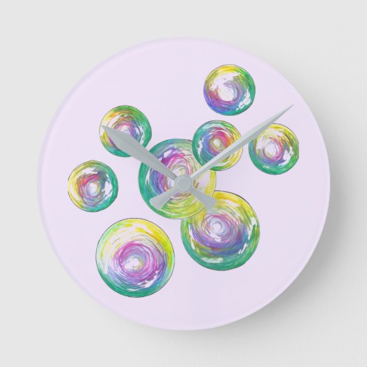 Blanbelen Iridescent Rainbow Bubble Wand Ronde Klok (Voorkant)
