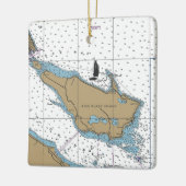 Blanc - MI - grafiek Keramisch Ornament (Links)