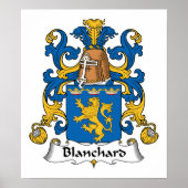Blanchard Family Crest Poster (Voorkant)