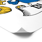 Blanchard Family Crest Poster (Hoek)
