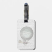 Blanchard  Hot Air Ballon Bagagelabel (Achterkant verticaal)