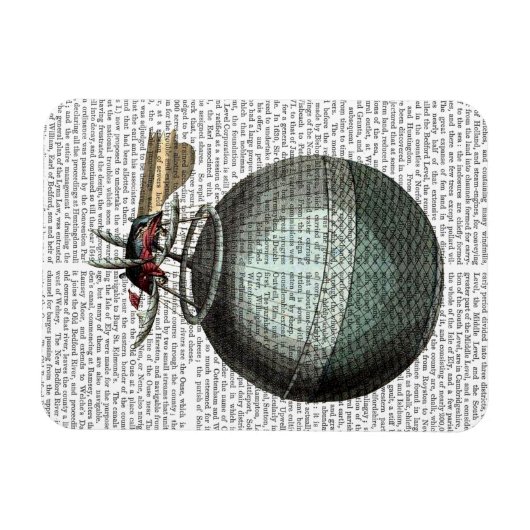 Blanchard  Hot Air Ballon Magneet (Horizontaal)