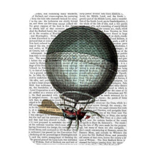 Blanchard  Hot Air Ballon Magneet