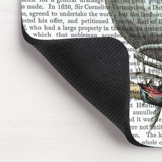 Blanchard  Hot Air Ballon Muismat (Hoek)