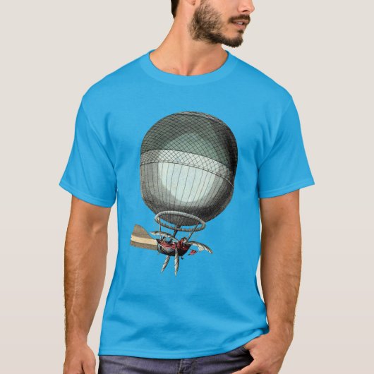 Blanchard  Hot Air Ballon T-shirt (Voorkant)