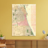Blanchard's gids van Chicago 2 Canvas Afdruk (Insitu (Woonkamer))