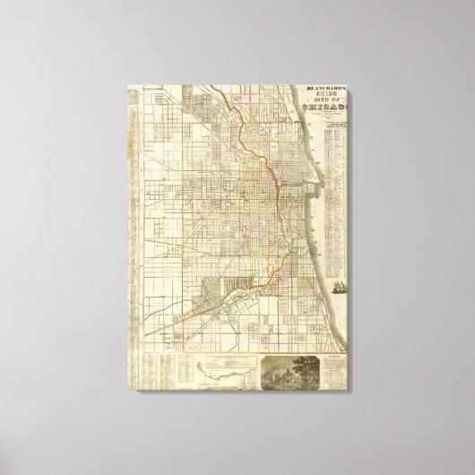 Blanchard's gids van Chicago Canvas Afdruk (Voorkant)