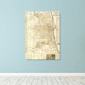Blanchard's gids van Chicago Canvas Afdruk (Insitu (Houten vloer))