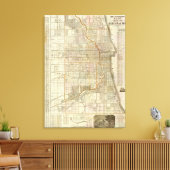 Blanchard's gids van Chicago Canvas Afdruk (Insitu (Woonkamer))