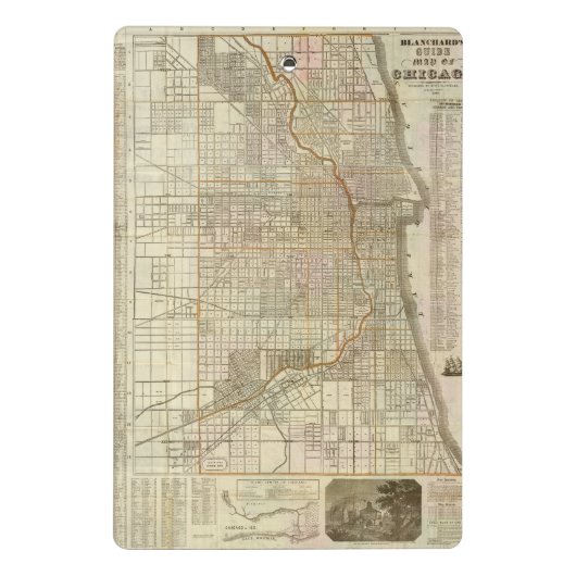 Blanchard's gids van Chicago Mini Klembord (Achterkant)