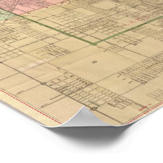 Blanchard's gids van Chicago Poster (Hoek)